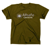Lade das Bild in den Galerie-Viewer, Styletex23 T-Shirt Herren Allsafe Cybersecurity Logo, oliv, XXL