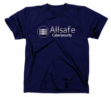 Lade das Bild in den Galerie-Viewer, Styletex23 T-Shirt Herren Allsafe Cybersecurity Logo, navy, XXL