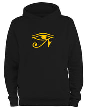 Lade das Bild in den Galerie-Viewer, Styletex23 Kapuzenpullover Auge des Ra Horusauge, schwarz XXL