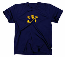 Lade das Bild in den Galerie-Viewer, Styletex23 T-Shirt Herren Auge des Ra Horusauge, navy, XXL