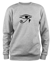 Lade das Bild in den Galerie-Viewer, Styletex23 Sweatshirt Auge des Ra Horusauge, XXL grau