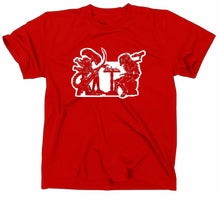 Lade das Bild in den Galerie-Viewer, Styletex23 T-Shirt Herren Alien vs Predator AvP Chess Fun, Schach, Rot, XXL