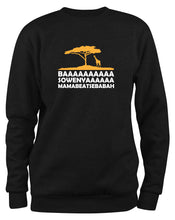 Lade das Bild in den Galerie-Viewer, Styletex23 Sweatshirt Baaaa Sowenya Mamabeatsebabah, schwarz XXL