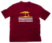 Lade das Bild in den Galerie-Viewer, Styletex23 T-Shirt Herren Baaaa Sowenya Mamabeatsebabah Ah Zabenya Fun, maroon, XXL