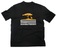 Lade das Bild in den Galerie-Viewer, Styletex23 T-Shirt Herren Baaaa Sowenya Mamabeatsebabah Ah Zabenya Fun, schwarz, XXL