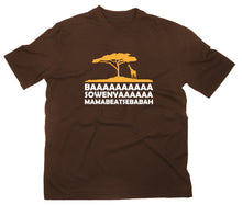 Lade das Bild in den Galerie-Viewer, Styletex23 T-Shirt Herren Baaaa Sowenya Mamabeatsebabah Ah Zabenya Fun, braun, XXL