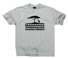 Lade das Bild in den Galerie-Viewer, Styletex23 T-Shirt Herren Baaaa Sowenya Mamabeatsebabah Ah Zabenya Fun, sport grey, XXL