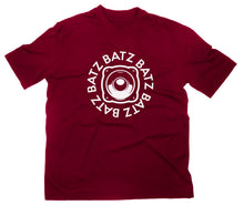 Lade das Bild in den Galerie-Viewer, Styletex23 T-Shirt Herren Batz Free Tekno Music Bass, maroon, XXL