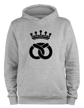 Lade das Bild in den Galerie-Viewer, Styletex23 Kapuzenpullover Bäcker Bäckerei Handwerk Zunft Logo, XXL grau