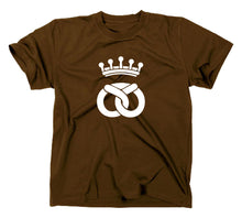 Lade das Bild in den Galerie-Viewer, Styletex23 T-Shirt Herren Bäcker Bäckerei Handwerk Zunft Logo, braun, XXL