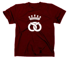 Lade das Bild in den Galerie-Viewer, Styletex23 T-Shirt Herren Bäcker Bäckerei Handwerk Zunft Logo, maroon, XXL