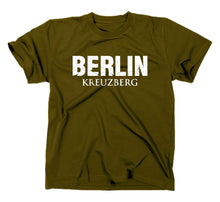 Lade das Bild in den Galerie-Viewer, Styletex23 T-Shirt Herren Berlin Kreuzberg, oliv, XXL