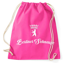 Lade das Bild in den Galerie-Viewer, Berliner Schnauze Turnbeutel Sportbeutel Gym Bag, pink