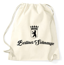 Lade das Bild in den Galerie-Viewer, Berliner Schnauze Turnbeutel Sportbeutel Gym Bag, natur