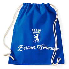 Lade das Bild in den Galerie-Viewer, Berliner Schnauze Turnbeutel Sportbeutel Gym Bag, royalblue