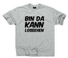 Lade das Bild in den Galerie-Viewer, Styletex23 T-Shirt Herren Bin da kann losgehen Fun, sport grey, XXL