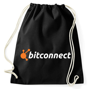 Bitconnect Logo Turnbeutel Sportbeutel Gym Bag, schwarz