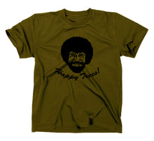 Lade das Bild in den Galerie-Viewer, Styletex23 T-Shirt Herren Bob Ross Happy Trees, oliv, XXL