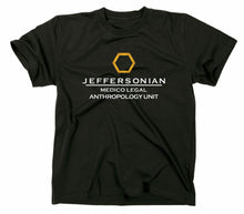 Lade das Bild in den Galerie-Viewer, Styletex23 T-Shirt Herren Bones die Knochenjägerin Jeffersonian Institute, Schwarz, XXL