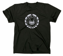 Lade das Bild in den Galerie-Viewer, Styletex23 T-Shirt Herren BSG Logo Wappen Zeichen schwarz, XXL