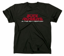Lade das Bild in den Galerie-Viewer, Styletex23 T-Shirt Herren Buck Rogers Logo, schwarz, XXL