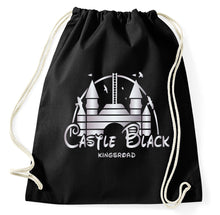 Lade das Bild in den Galerie-Viewer, Castle Black Got Nachtwache Turnbeutel, schwarz