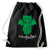 Lade das Bild in den Galerie-Viewer, Cathulhu HP Lovecraft Turnbeutel, schwarz