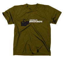 Lade das Bild in den Galerie-Viewer, Styletex23 T-Shirt Herren Charles Bronson Kult, oliv, XXL
