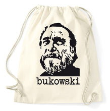 Lade das Bild in den Galerie-Viewer, Styletex23 Turnbeutel Charles Bukowski Buk Writer