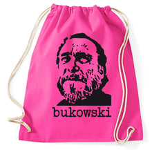 Lade das Bild in den Galerie-Viewer, Styletex23 Turnbeutel Charles Bukowski Buk Writer