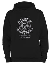 Lade das Bild in den Galerie-Viewer, Styletex23 Kapuzenpullover College Of Winterhold, schwarz XXL