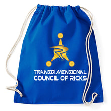 Lade das Bild in den Galerie-Viewer, Transdimensional Council Of Ricks Fan Logo Turnbeutel, royalblue