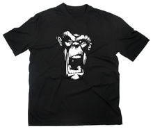 Lade das Bild in den Galerie-Viewer, Styletex23 T-Shirt Herren Crazy Gorilla Ape Kult, schwarz, XXL