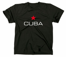 Lade das Bild in den Galerie-Viewer, Styletex23 T-Shirt Herren Cuba Kuba Libre, Flagge schwarz, XXL