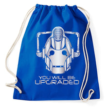 Lade das Bild in den Galerie-Viewer, Styletex23 Turnbeutel Cybermen You Will Be Upgraded, Doctor Who
