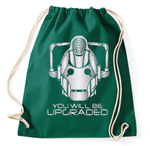Lade das Bild in den Galerie-Viewer, Styletex23 Turnbeutel Cybermen You Will Be Upgraded, Doctor Who