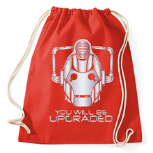 Lade das Bild in den Galerie-Viewer, Styletex23 Turnbeutel Cybermen You Will Be Upgraded, Doctor Who