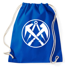 Lade das Bild in den Galerie-Viewer, Styletex23 Turnbeutel Dachdecker Zunft Logo Zeichen Gilde Wappen