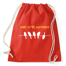 Lade das Bild in den Galerie-Viewer, Styletex23 Turnbeutel Dare To Be Different Birds