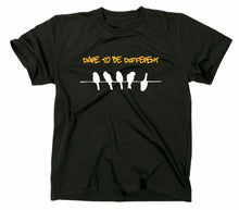 Lade das Bild in den Galerie-Viewer, Styletex23 T-Shirt Herren Dare To Be Different, Vögel, schwarz, XXL