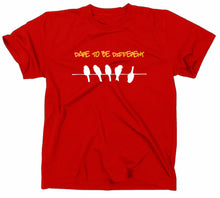 Lade das Bild in den Galerie-Viewer, Styletex23 T-Shirt Herren Dare To Be Different, Vögel, rot, XXL