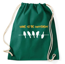 Lade das Bild in den Galerie-Viewer, Styletex23 Turnbeutel Dare To Be Different Birds
