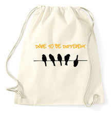 Lade das Bild in den Galerie-Viewer, Styletex23 Turnbeutel Dare To Be Different Birds