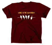 Lade das Bild in den Galerie-Viewer, Styletex23 T-Shirt Herren Dare To Be Different, Vögel, maroon, XXL