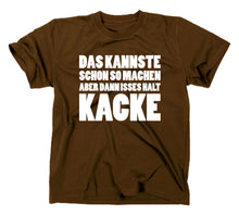 Lade das Bild in den Galerie-Viewer, Styletex23 T-Shirt Herren Das kannst du schon so machen, braun, XXL