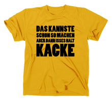 Lade das Bild in den Galerie-Viewer, Styletex23 T-Shirt Herren Das kannst du schon so machen, gelb, XXL
