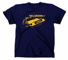 Lade das Bild in den Galerie-Viewer, Styletex23 T-Shirt Herren Zurück in die Zukunft Kult, Delorean, navy, XXL