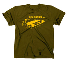 Lade das Bild in den Galerie-Viewer, Styletex23 T-Shirt Herren Zurück in die Zukunft Kult, Delorean, oliv, XXL