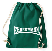 Lade das Bild in den Galerie-Viewer, Ehrenmann Turnbeutel Sportbeutel Gym Bag, flaschengrün