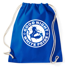 Lade das Bild in den Galerie-Viewer, Styletex23 Turnbeutel Einhorn Unicorn Good Night White Pride Fun, royalblue